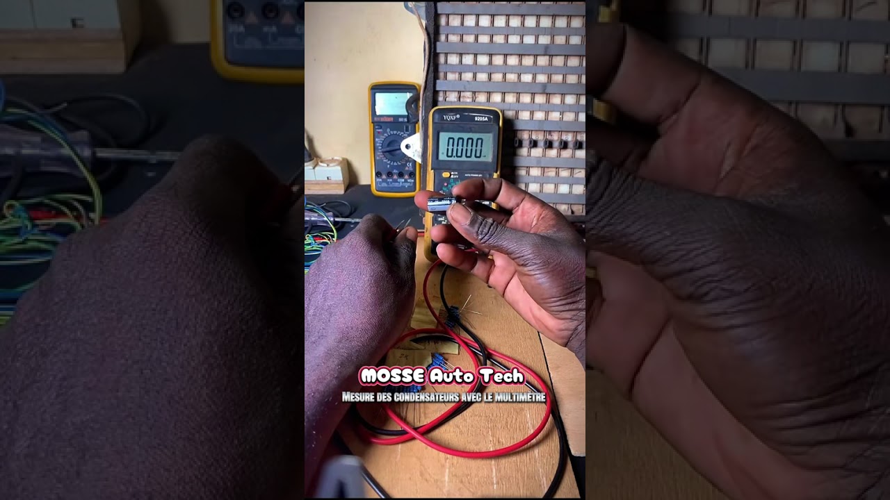 Mesure des condensateurs électriques 