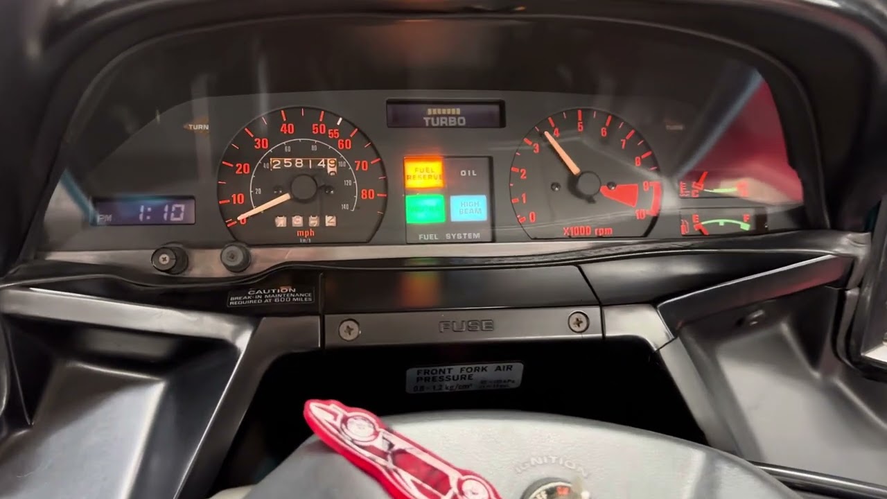 CX 500 turbo dash