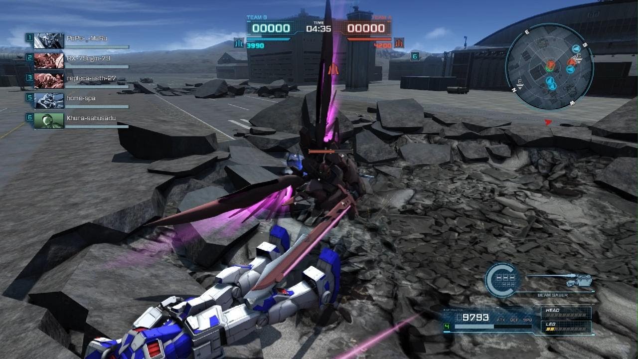 スナカス対ディスティニーガンダム　02