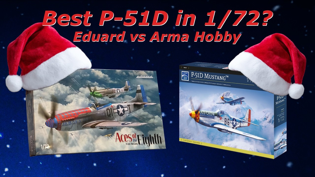 Arma Hobby или Eduard: какой P-51D в масштабе 1/72 вам стоит купить?