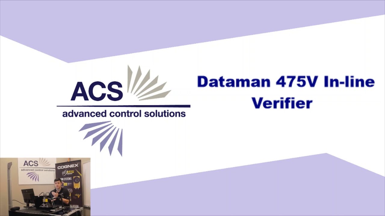 Вебинар, посвященный запуску верификатора ACS Cognex Dataman 475V.