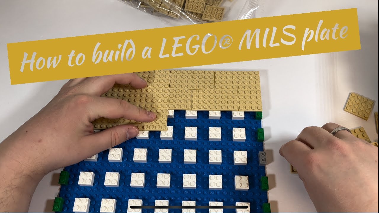 How to build a LEGO&reg; 32x32 MILS plate | Speed Build - Speed Brickster