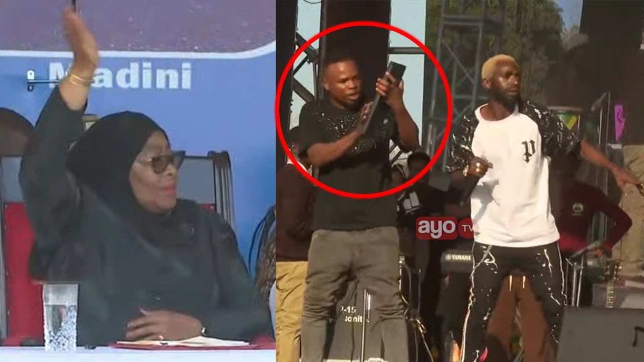 DJ TITO AMKOSHA RAIS SAMIA KWA VINANDA, VIBE LA SHOLO MWAMBA MBELE YA RAIS