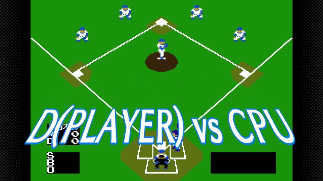 【BASEBALL】602th　D(PLAYER) vs CPU