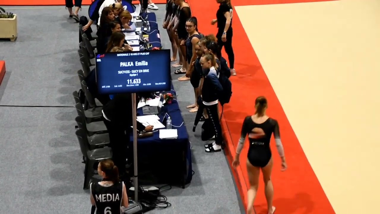 Camille Morel - Championnat de France de Gymnastique par équipes 10+ N2 Oyonnax - Meaux Gymnastique