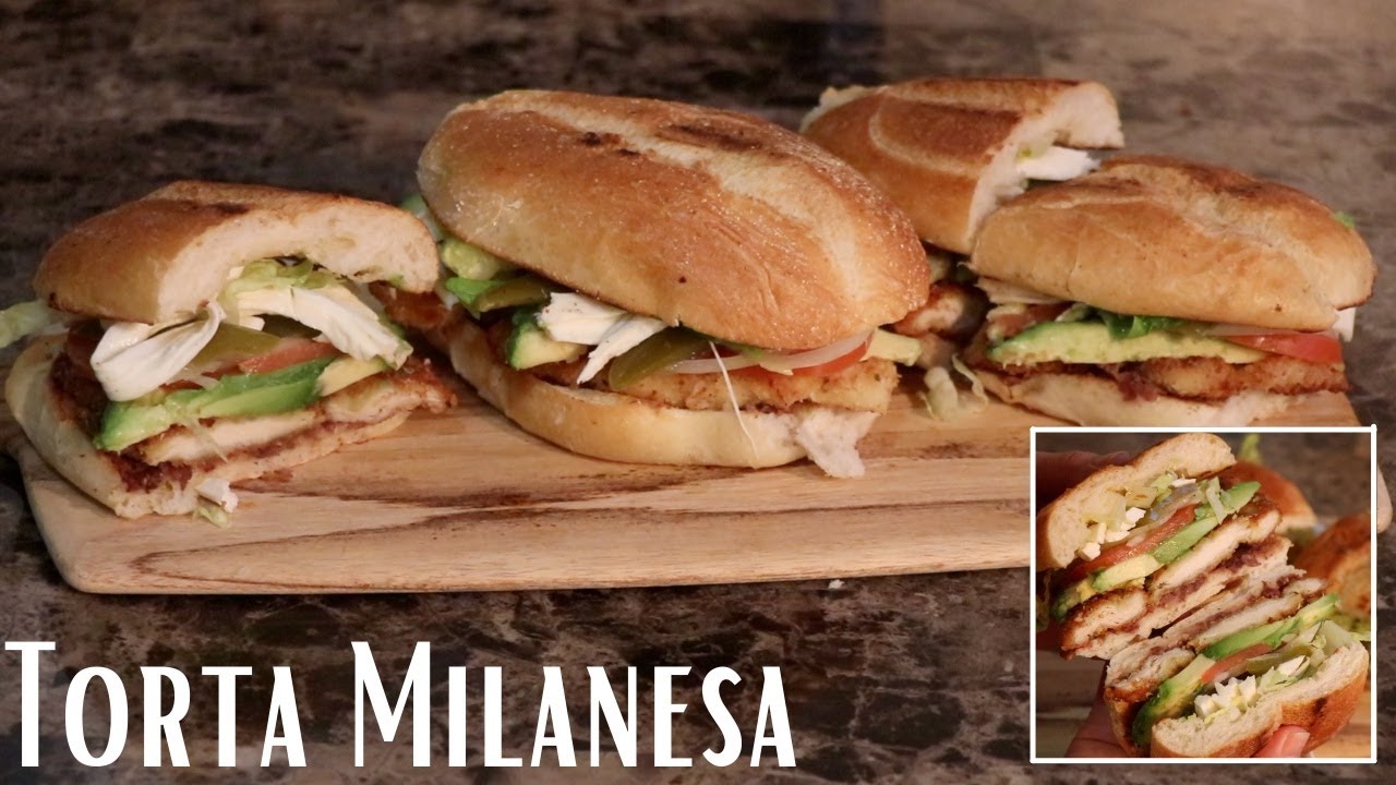 Torta MEXICANA de Milanesa de Pollo *LA MAS DELICIOSA!!* 😍