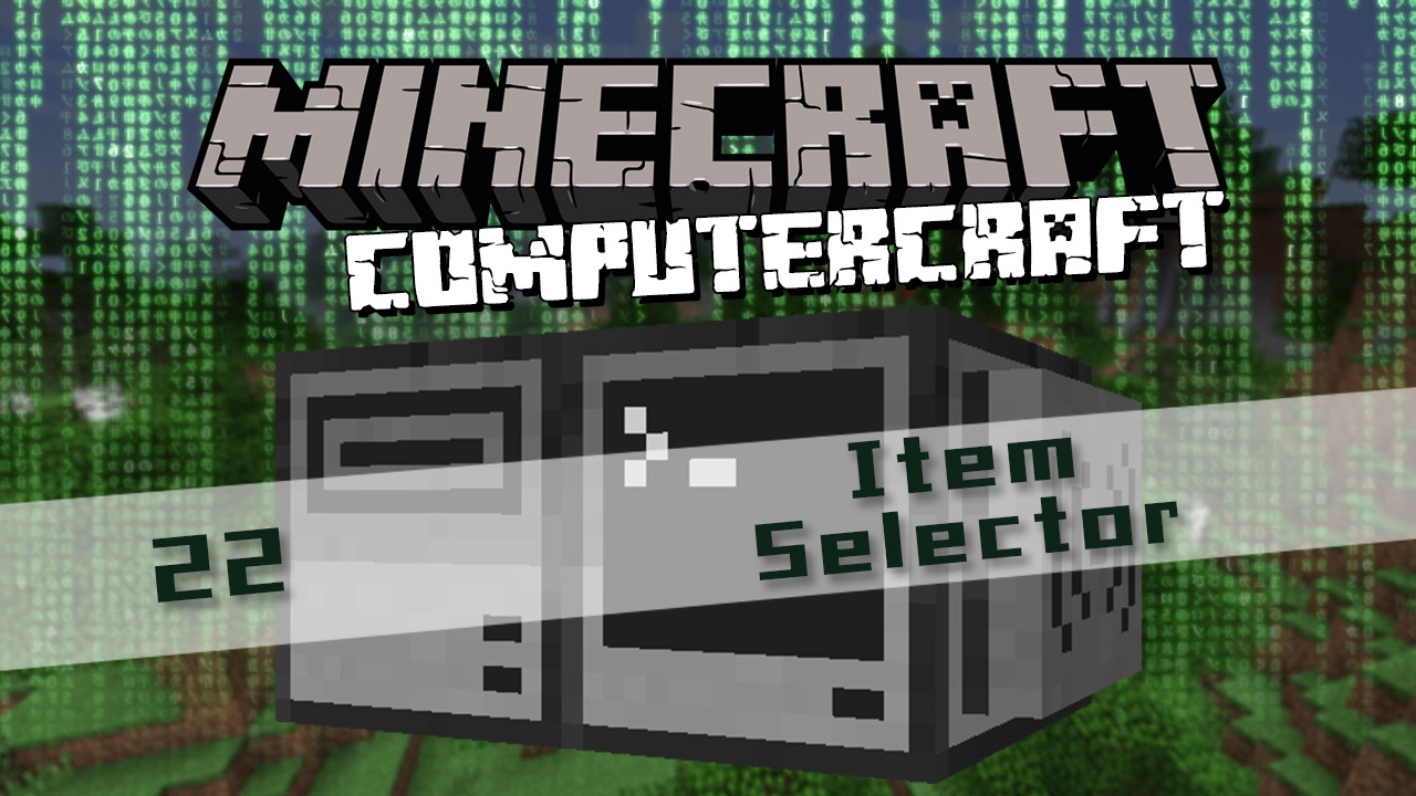 Item selector  - OpenPeripheral Addons ComputerCraft de A à Z #22
