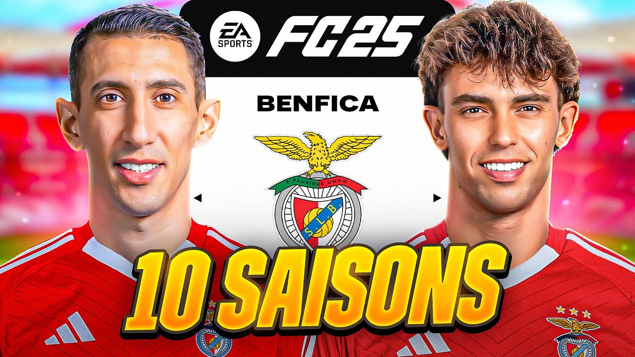 10 SAISONS AVEC BENFICA SUR FC 25 !