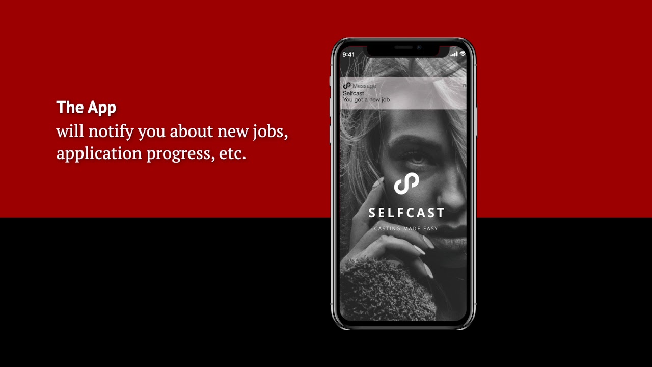 Selfcast - The process through the App