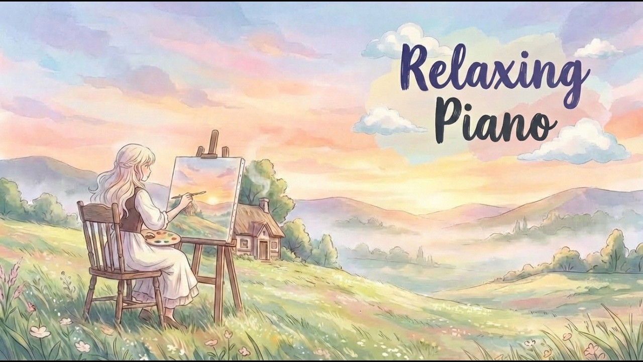 1 Hour Uplifting Morning Piano & Flute ☀️ Ghibli Style Music for a Positive Day