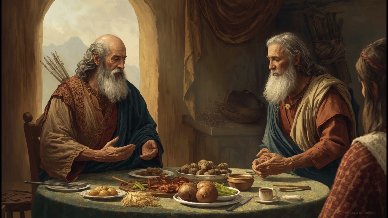 Jacob and Esau Genesis 25 19–34; Genesis 27 1–46, KJV