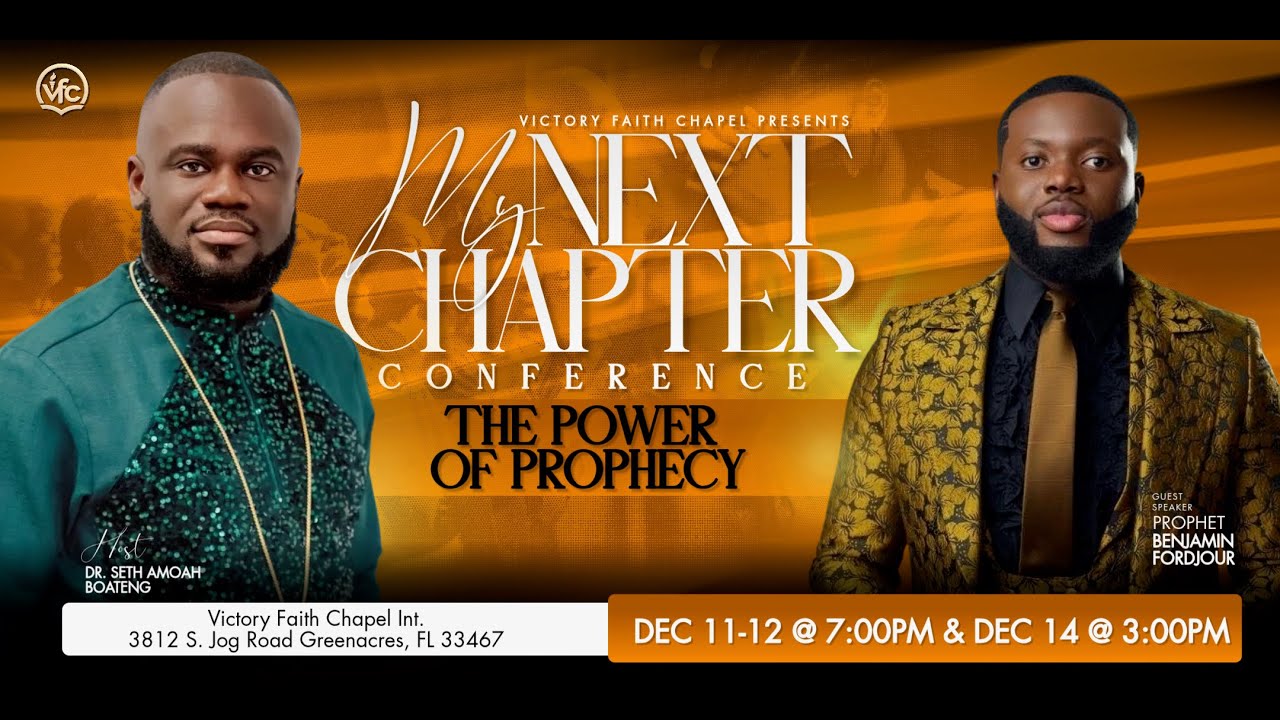 My Next Chapter Conference Day 1 | Prophet Benjamin Fordjour | December 11th , 2025