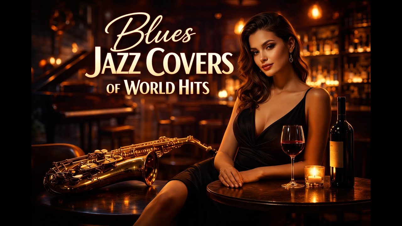 Blues Jazz Covers of World Hits 🎷 | Relaxing Bar & Restaurant Music