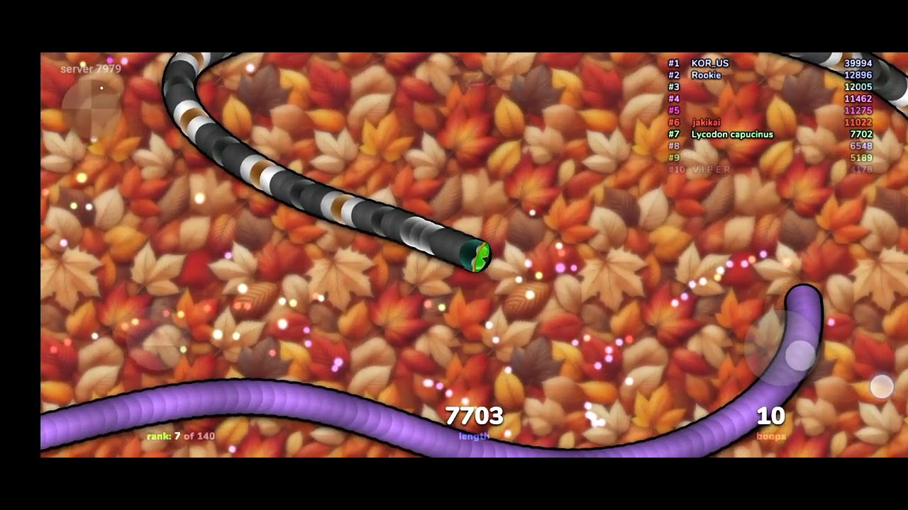 Slither.io Episode#3: Wolf Snake Devours.