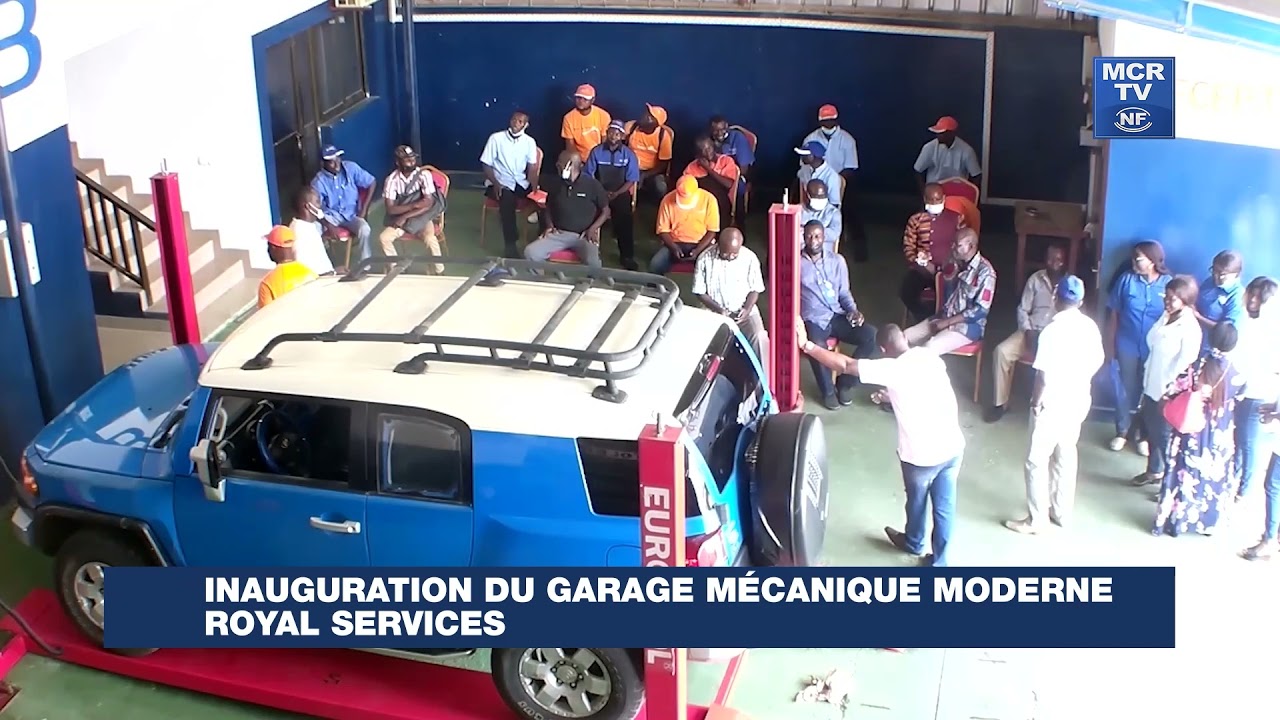 Inauguration du garage mécanique moderne Royal Services