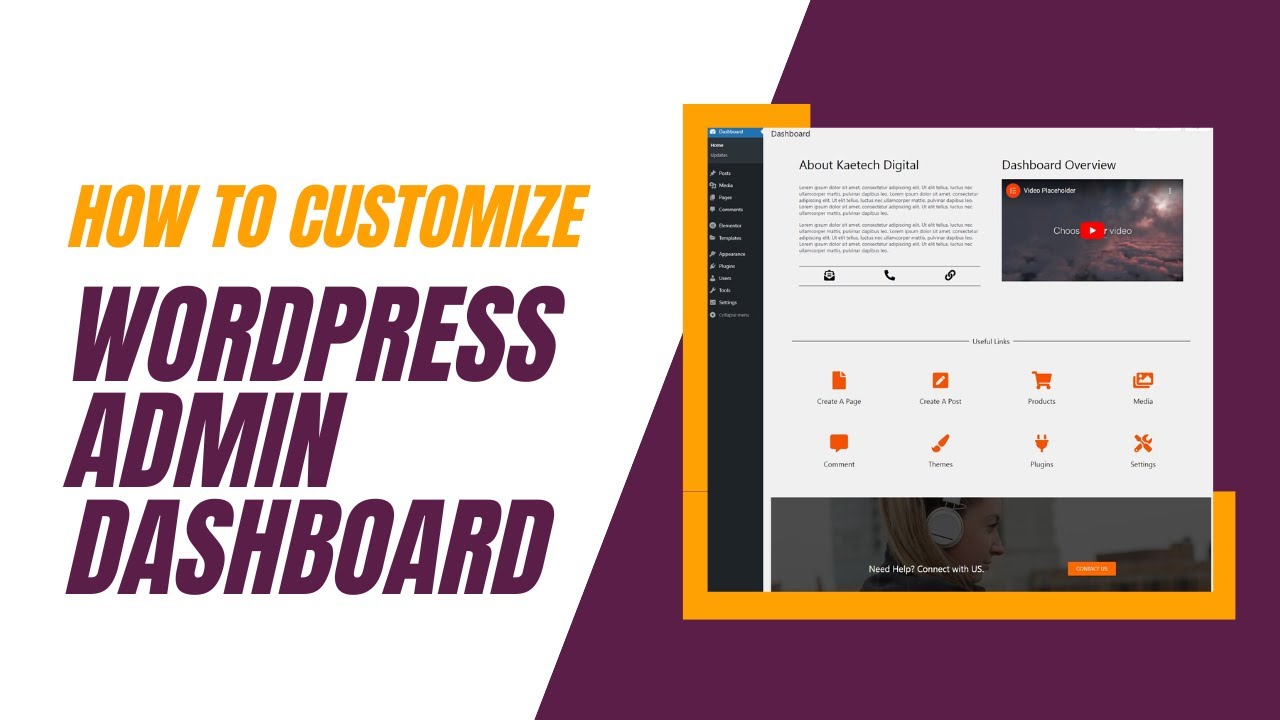 How to Customize Your WordPress Admin dashboard