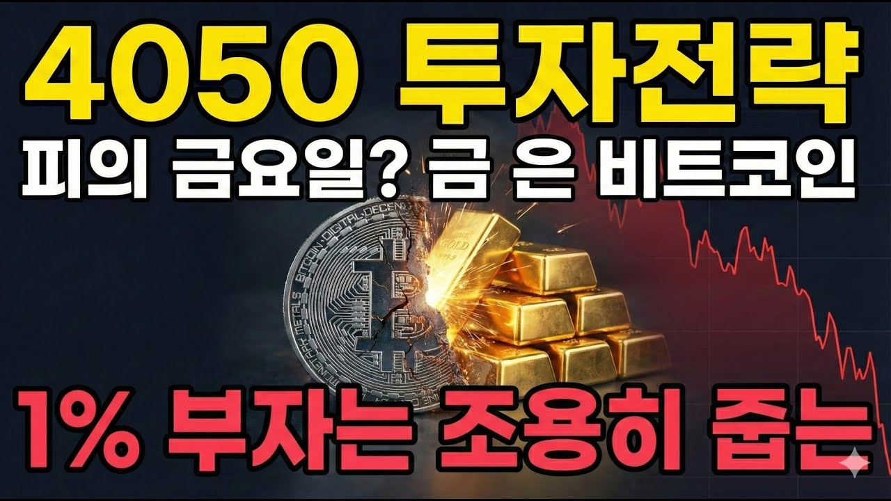 4050 재테크 전략 금,은,비트코인 폭락 2026 피의 금요일 진짜 범인과 생존 전략, 케빈 워시의 함정. 99%공포에 털릴 때, 1%가 조용히 줍는 !!(절대 팔지 마십시오)