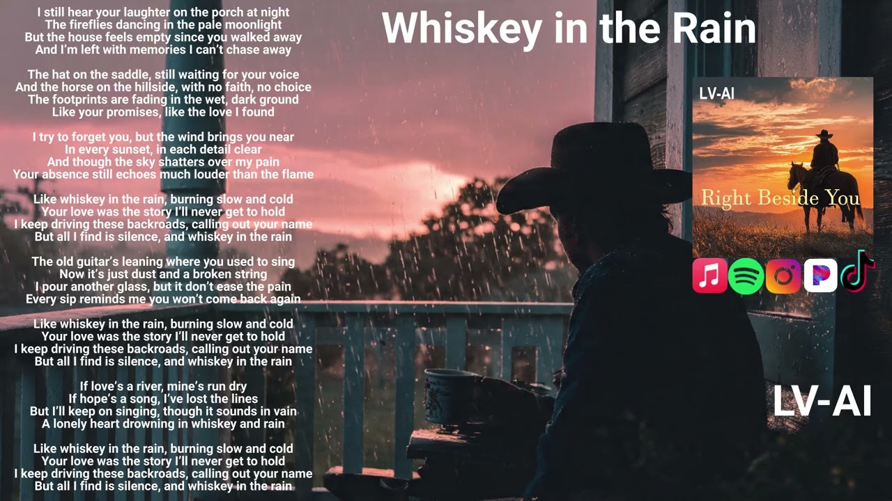 Whiskey in the Rain - Country Music -LV-AI