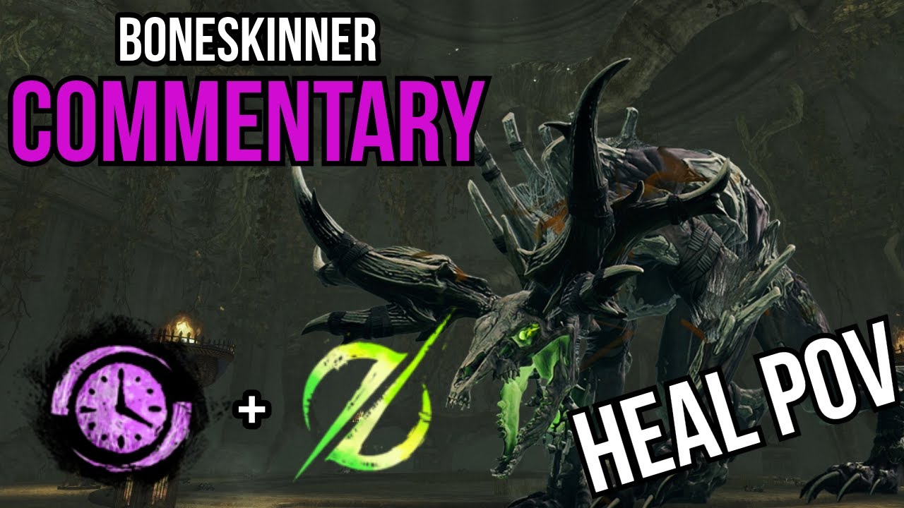 Healing At Boneskinner Made EASY! - Heal Chronomancer and Scourge Commentary GW2