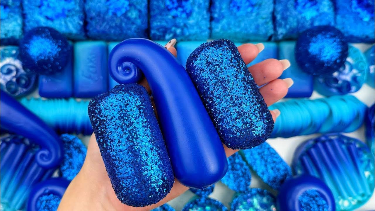 Compilation set★ASMR SOAP★Crushing soap★Cutting soap cubes★FOAM&GLITTER&STARCH★