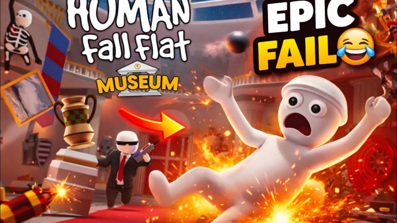 ”“Human: Fall Flat – Train Round 