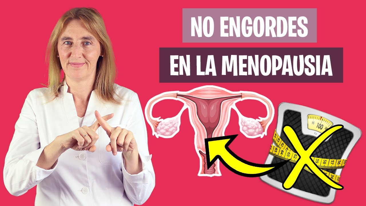 Las CLAVES para NO ENGORDAR en la MENOPAUSIA | Exceso de peso con menopausia | Nutrición y Dietética