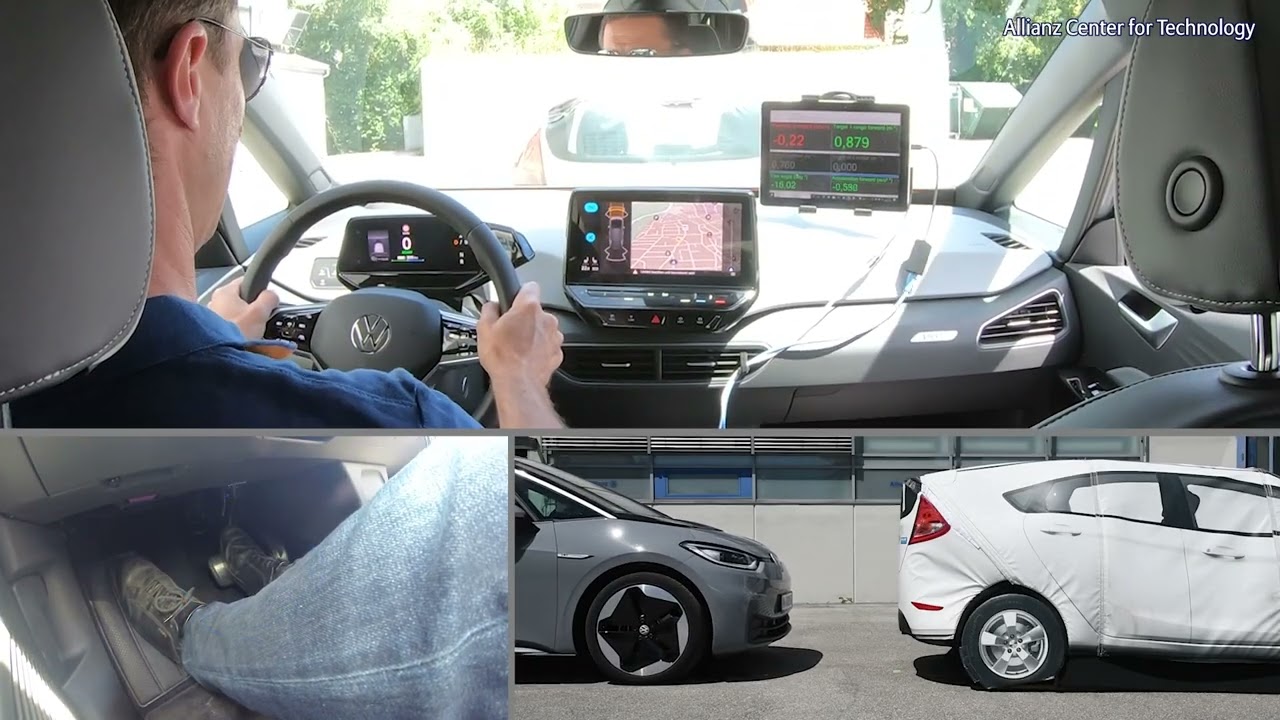 AEB Test with 30 km/h
