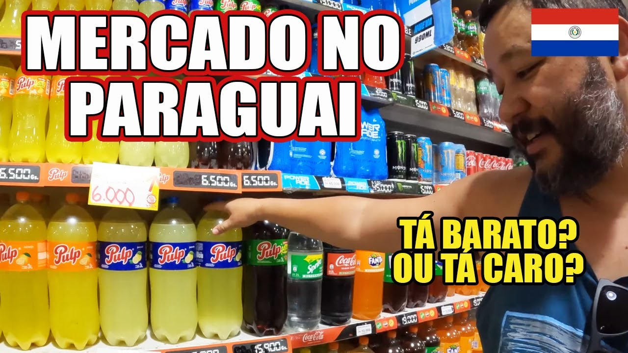 CUSTO DE VIDA NO PARAGUAI - PREÇOS NO MERCADO DO PARAGUAI -  TÁ BARATO, OU TÁ CARO? #Vlog