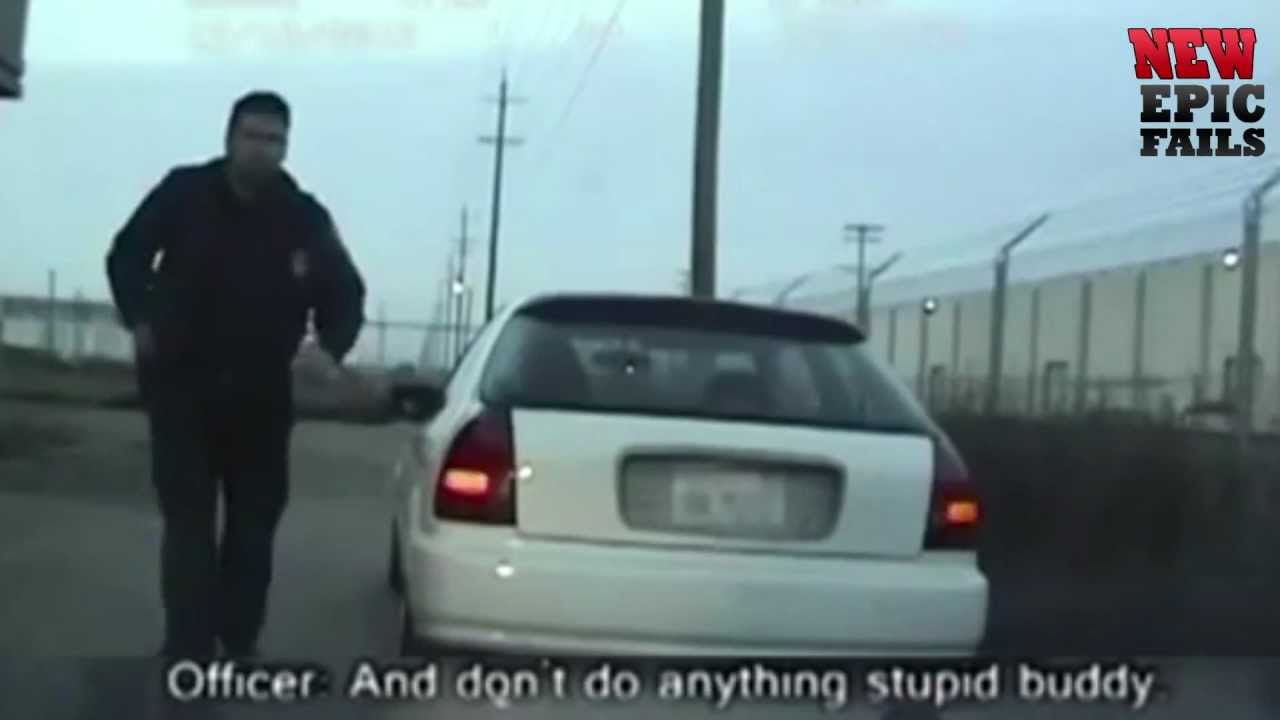 Epic Traffic Stop Fail! New Epic Fails!
