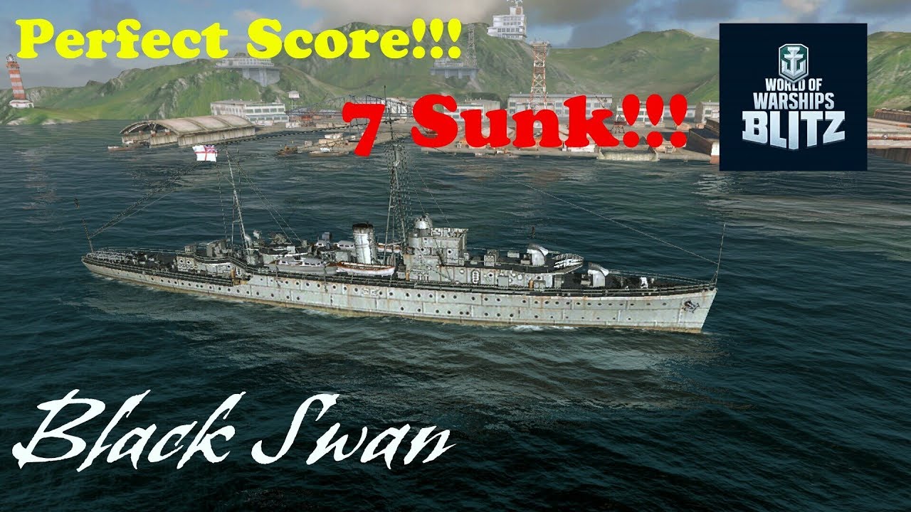 World of Warship Blitz: Black Swan (Perfect Score)