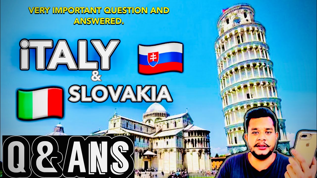 🇮🇹iTALY AND 🇸🇰SLOVAKIA QUESTION AND ANSWERING 2026 | Very Important Video 2026 | Trc Card Updates
