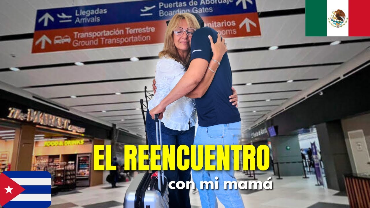 Mi mam&aacute; llega a M&eacute;xico desde Cuba | as&iacute; reaccion&oacute; al conocer mi casa