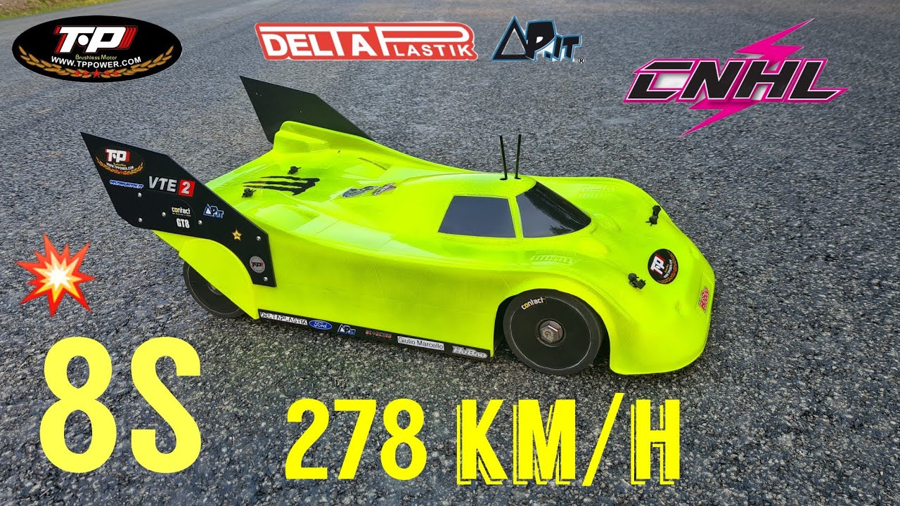 Hobao VTE2 278 km/h / 172 mph Deltaplastik Ford FC100 CNHL TP Castle Creation Bananas Tires Samsung