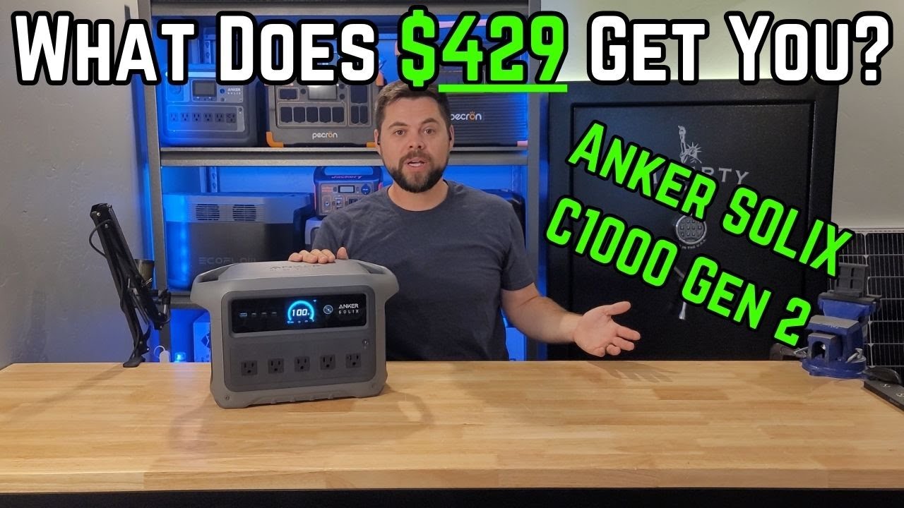 CHEAP and LIGHT Anker SOLIX C1000 Gen 2 Solar Generator