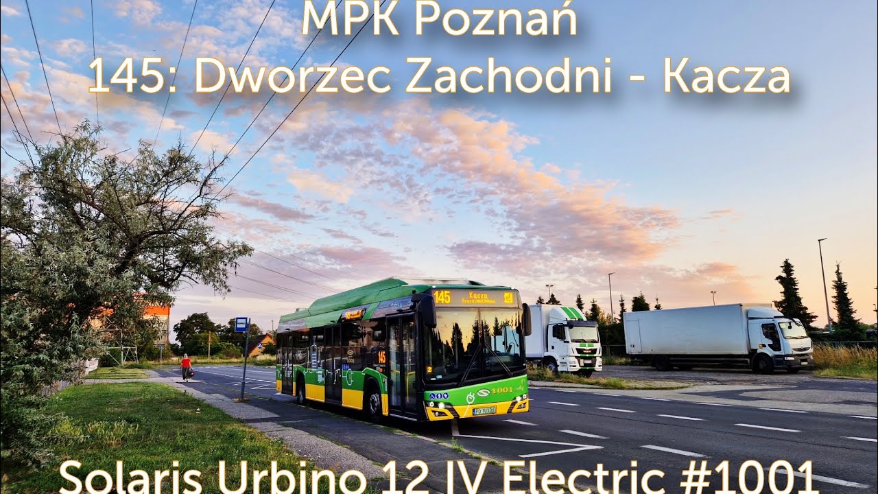 MPK Poznań - Linia 145, Solaris Urbino 12 IV Electric #1001