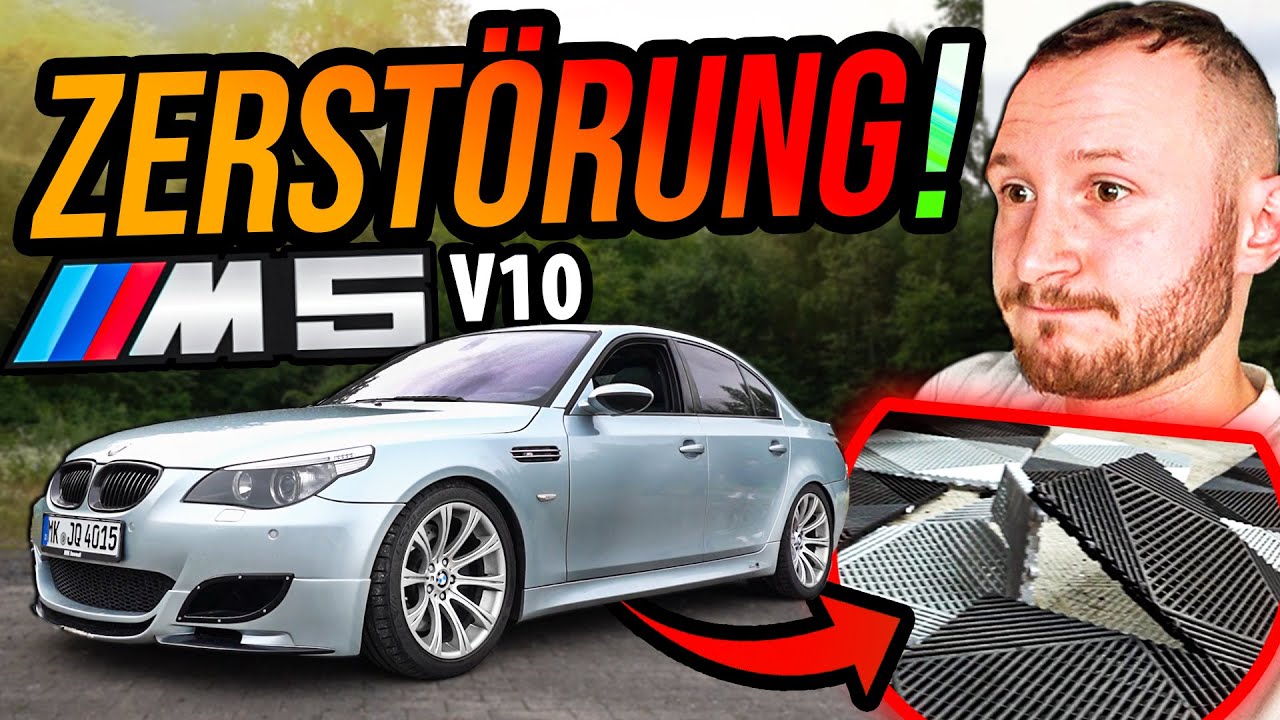 BMW M5 V10 BESCH&Auml;DIGT unsere Schrauberhalle! (sehr laut)