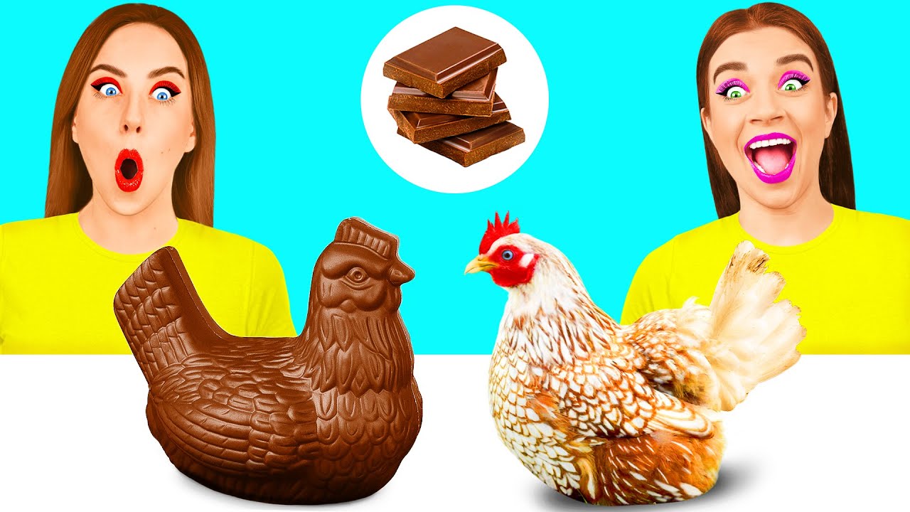 D&eacute;fi Chocolat vs R&eacute;alit&eacute; Nourriture | Situations Alimentaires Amusantes par BooBoom Challenge