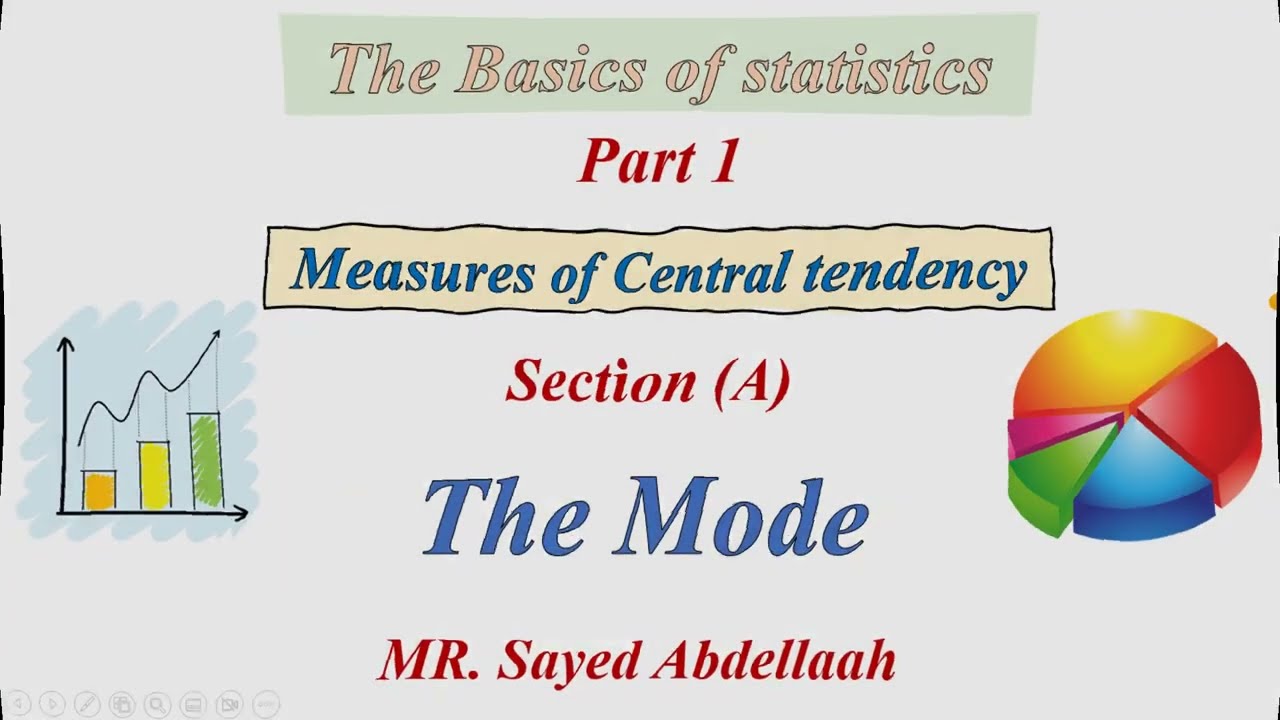 The mode- The basics of statistics - Part 1 - Section A