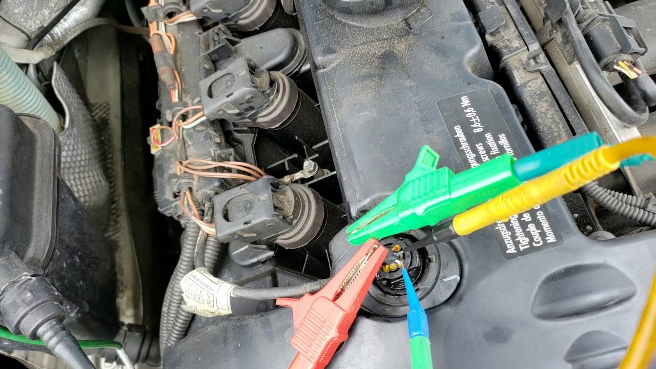 BMW 2a31 2a32  Eccentric shaft sensor testing