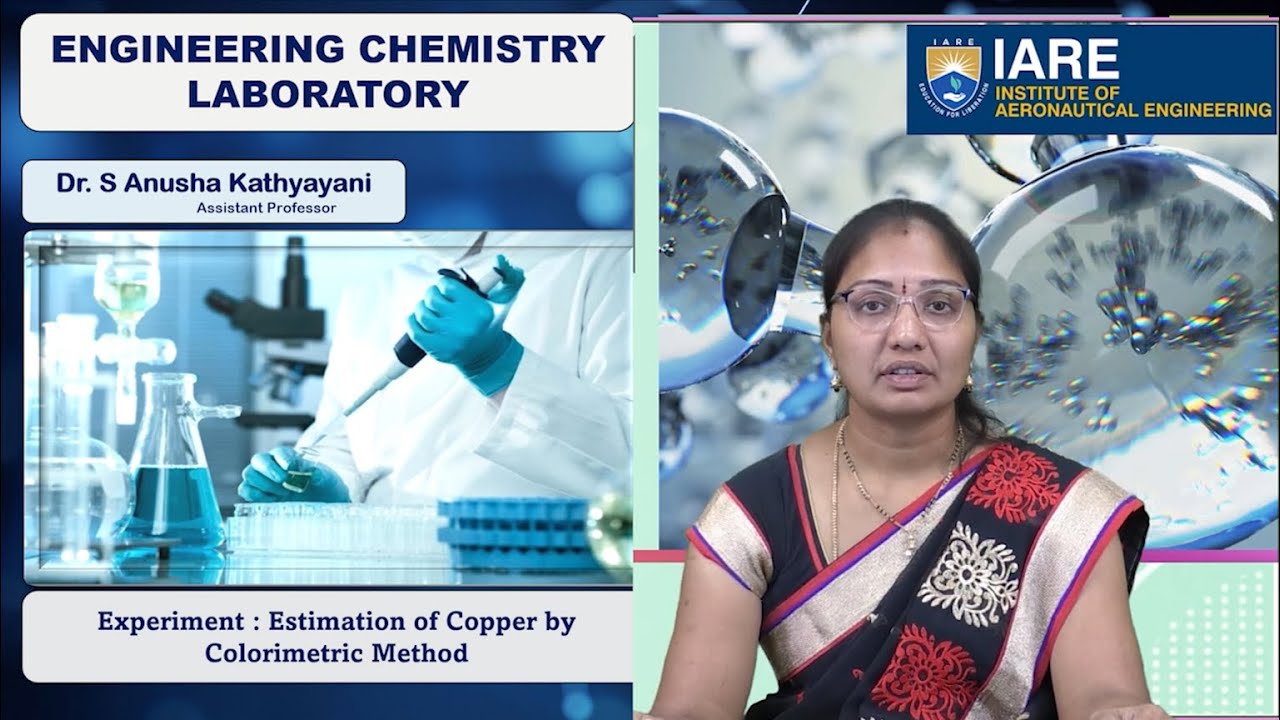 Estimation of Copper by Colorimetric Method by Dr. S Anusha Kathyayani