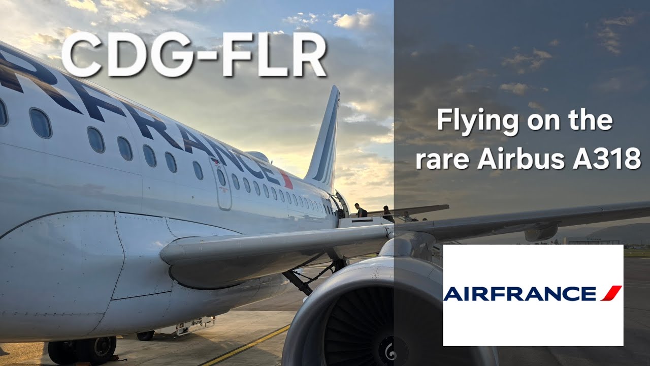 Trip Report: Air France Airbus A318 / Economy / CDG-FLR / F-GUGO 🇫🇷