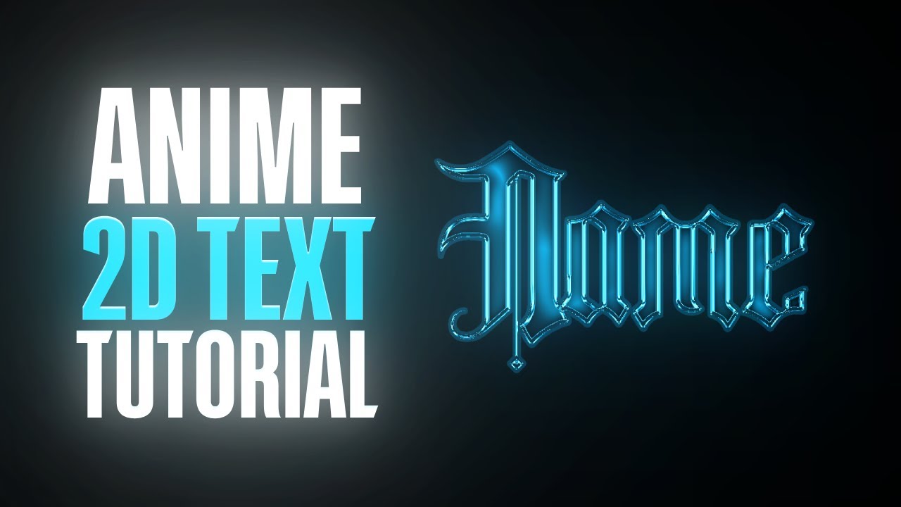 Photopea Tutorial: How To Make Anime Texts Like This | PSD IN DESC