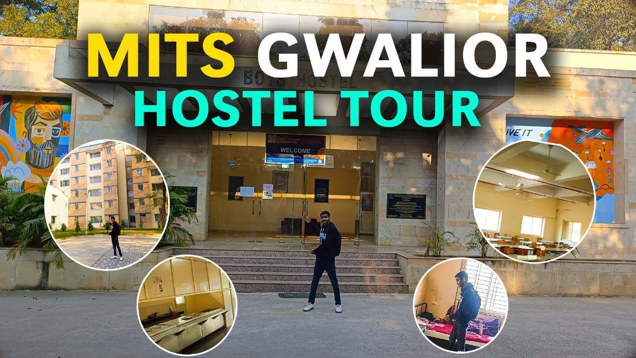 MITS GWALIOR HOSTEL TOUR ✨| Hostel Of Madhav Institude OF TECHNOLOGY Gwalior 2025 | Arun Vlogs #mits