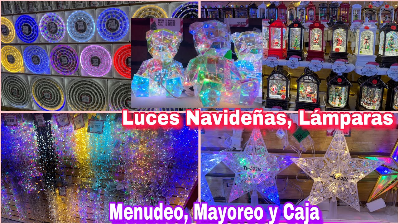 🎄 Luces Navideñas, Series y Adornos Grupo Vizcarra CENTRO CDMX
