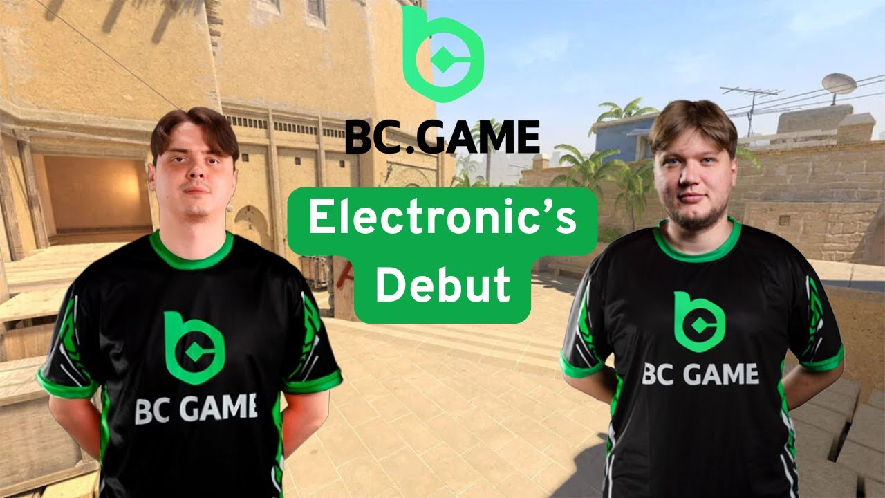 Electronic's Debut For BC game ( electronic + S1mple POV)