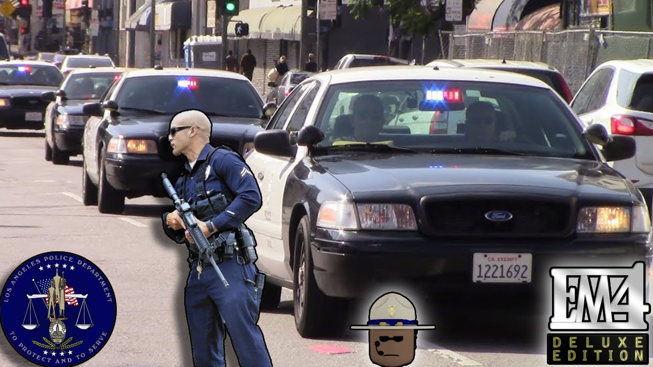 LAPD VS ACTIVE SHOOTER!! EM 4 LA Mod