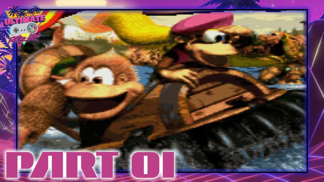 Donkey Kong Country 3 Dixie Kong's Double Trouble! [SNES] Part 01 Lake Orangatanga {No Commentary}