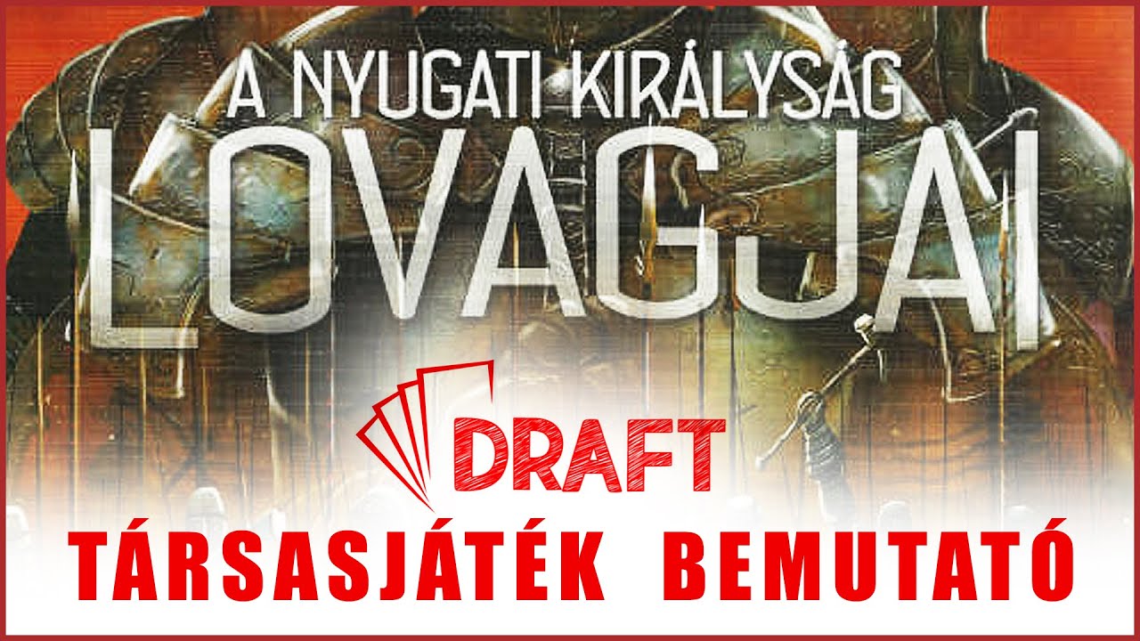 A Nyugati Királyság Lovagjai társasjáték bemutató