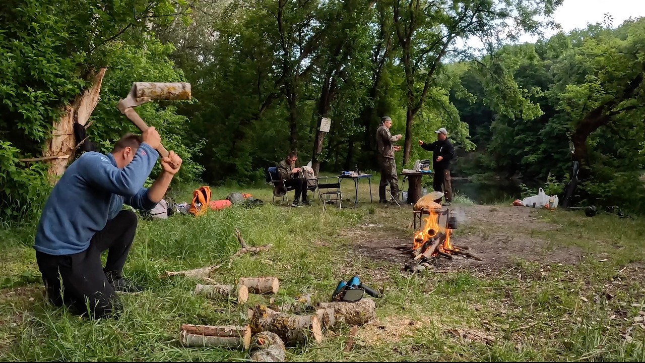 Поход! ТРИ дня и ДВЕ ночи в КРАСИВЕЙШЕМ МЕСТЕ! Ловим ЩУК, Огромных ОКУНЕЙ и встречаем ГОСТЕЙ!!!