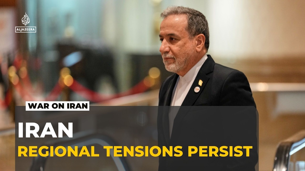 Iran Foreign Minister Abbas Araghchi holds press conference